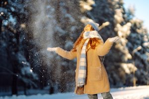 smiling at the holidays