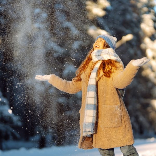 smiling at the holidays